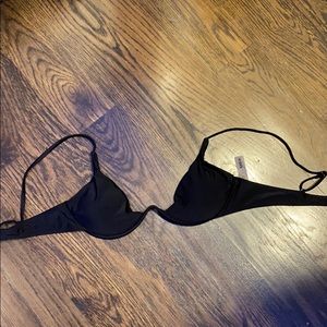 Black shein bikini top